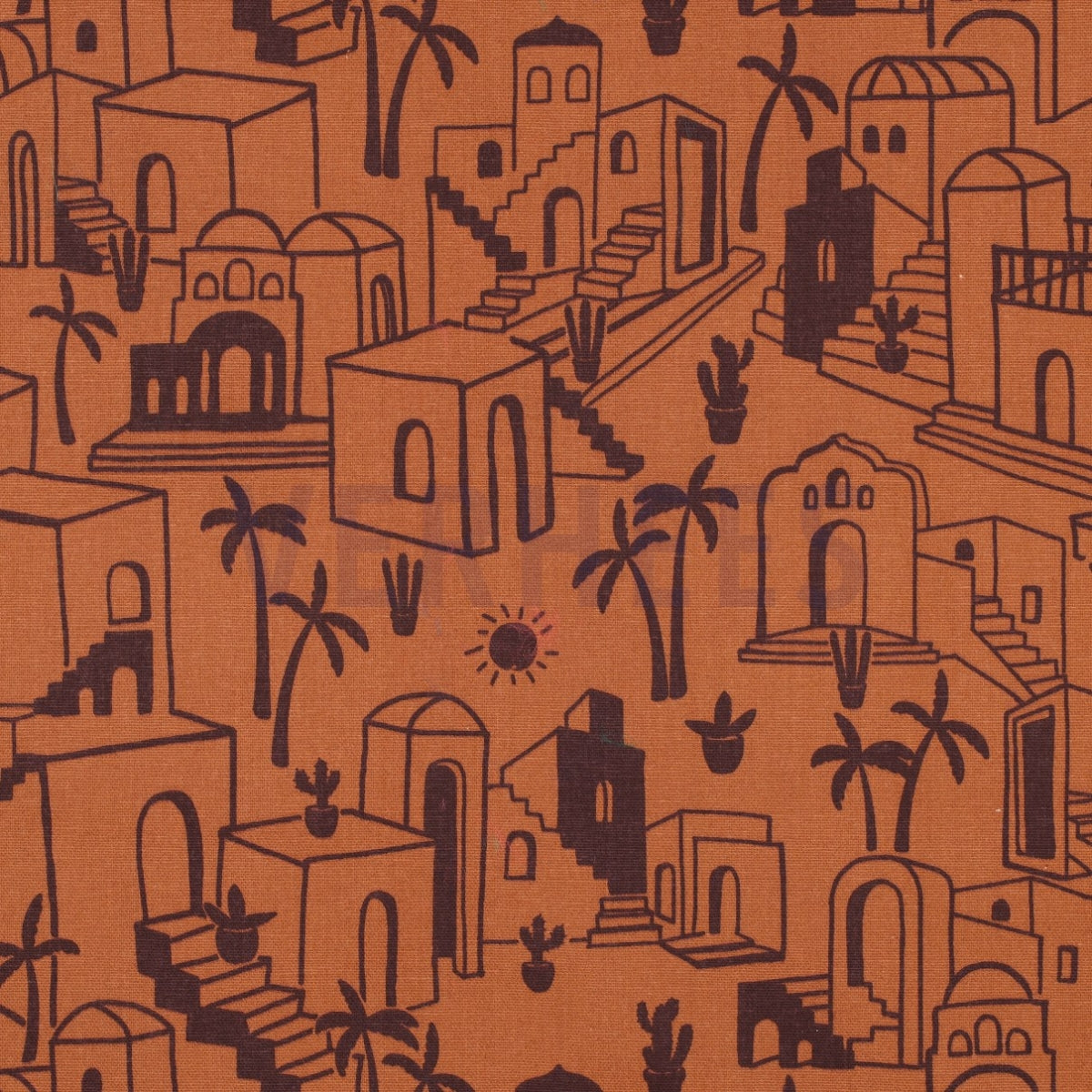 Canvas tropical cottages