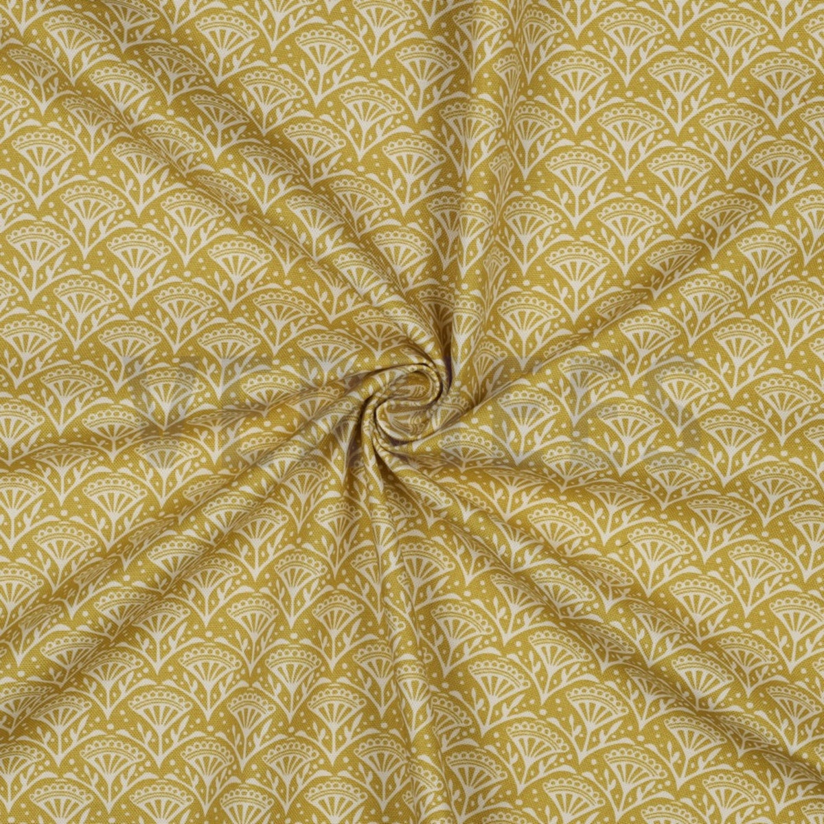 Canvas flowers lime