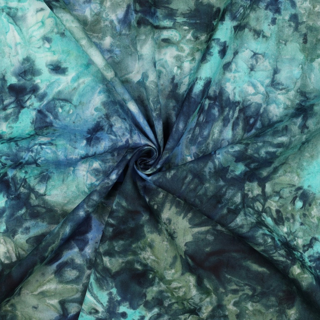 crafted batik viscose jade