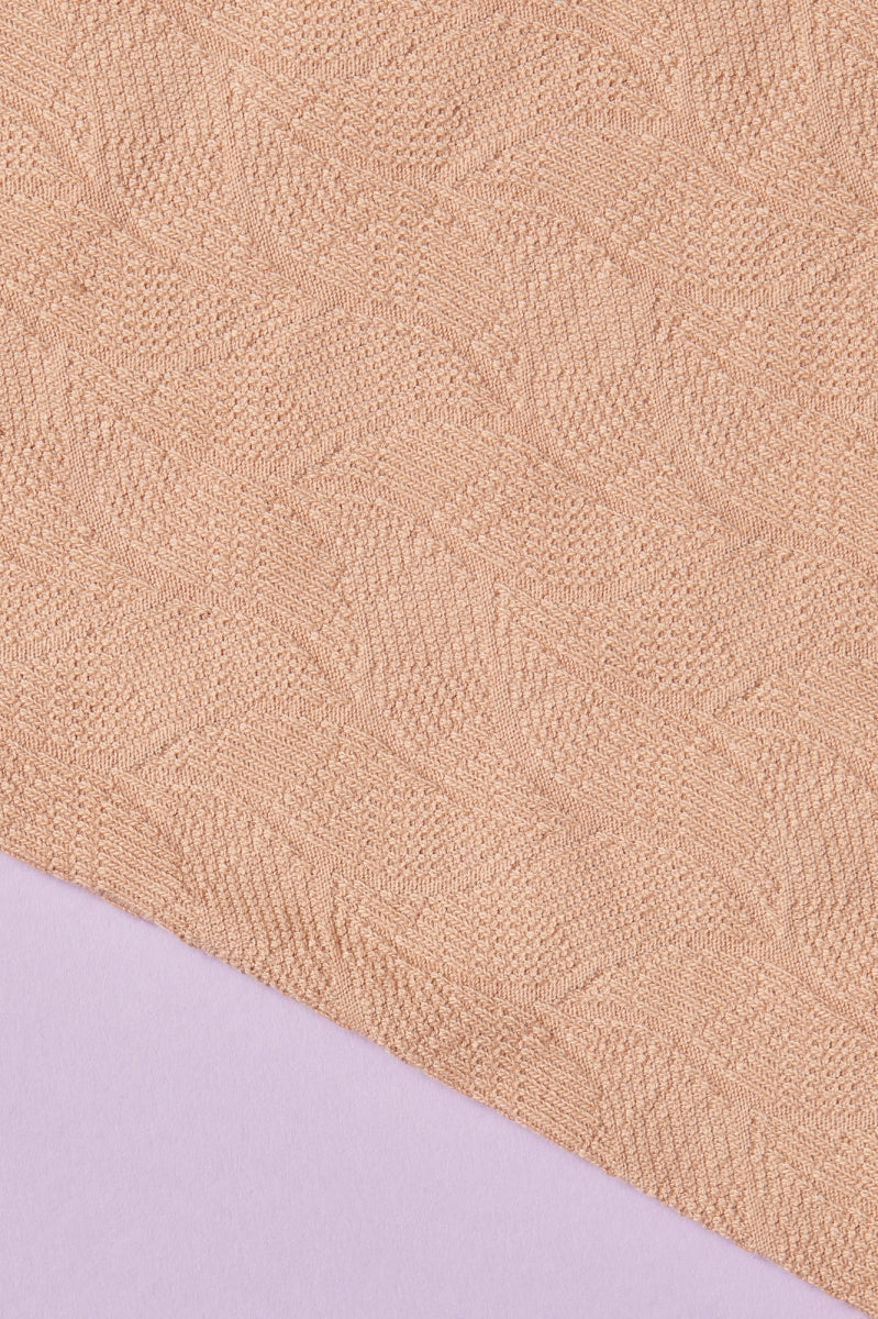 Organic leaf jacquard rose