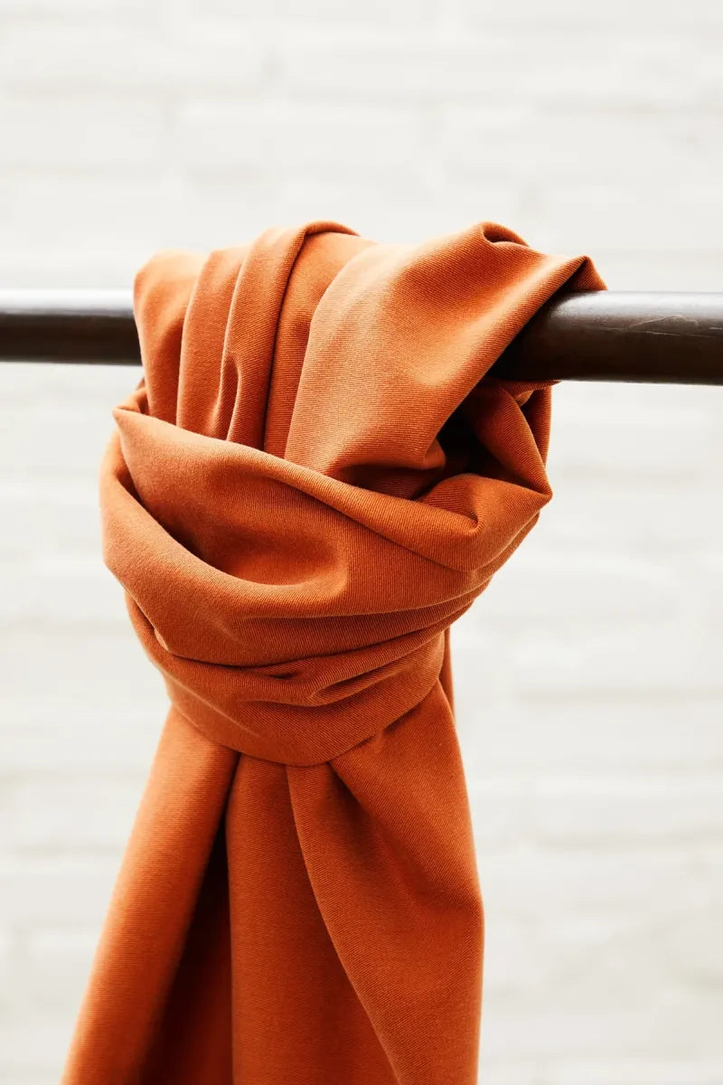 Soft stretch twill - Rust