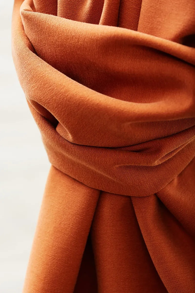 Soft stretch twill - Rust