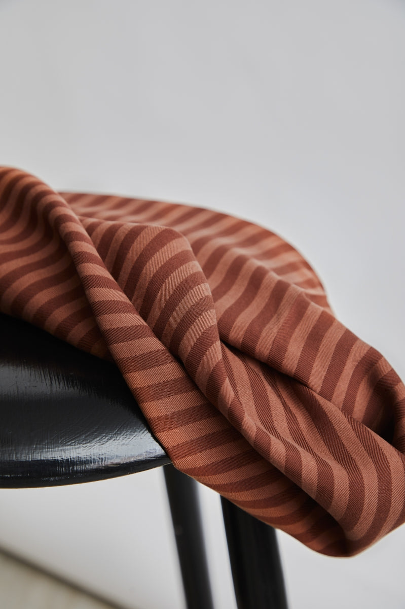 two tone stripe sienna