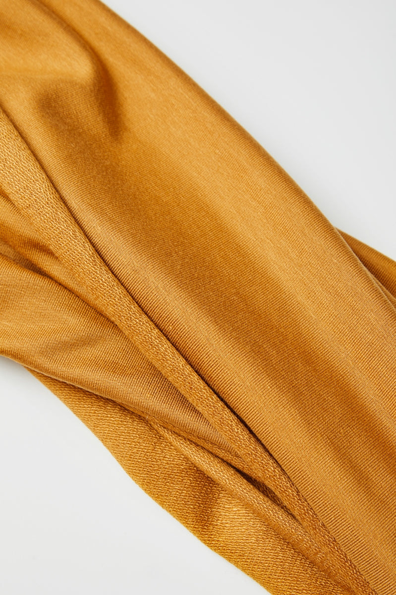 LIGHT TERRY SWEAT - Mustard