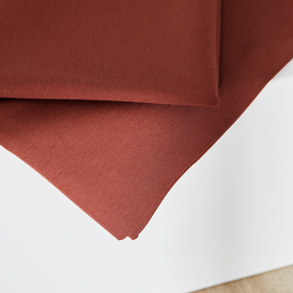 Plain Ponte Knit - Cider