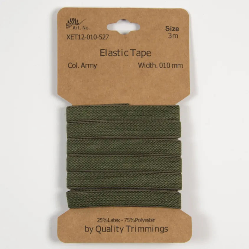 Elastiek 10mm army