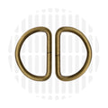 Basic | D-ring | 32mm - Antique brass