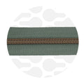 Zipper Nylon coil Sage green - Antique brass