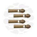 Zipper slider Classic #5S - Antique brass