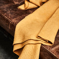 Organic woolen mold sweat mosterd