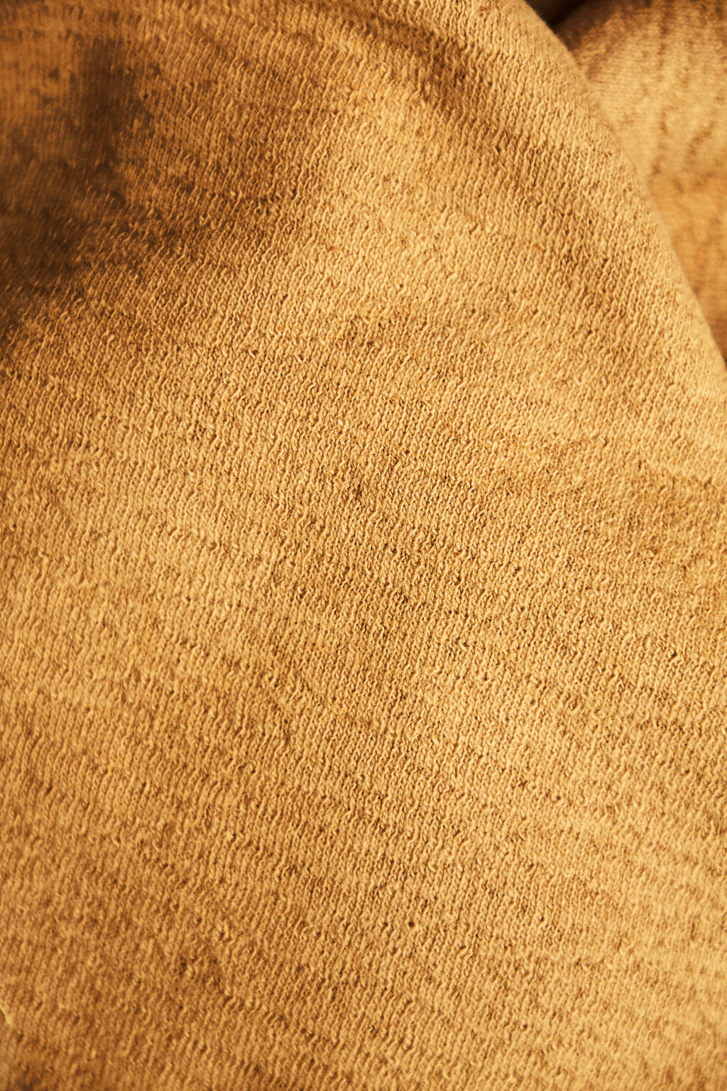 Organic woolen mold sweat mosterd