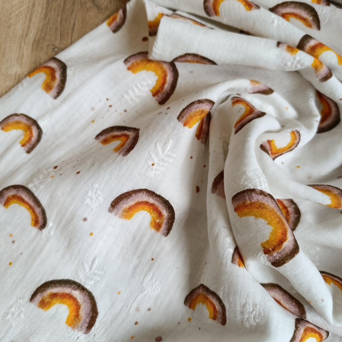 Double gauze regenbogen