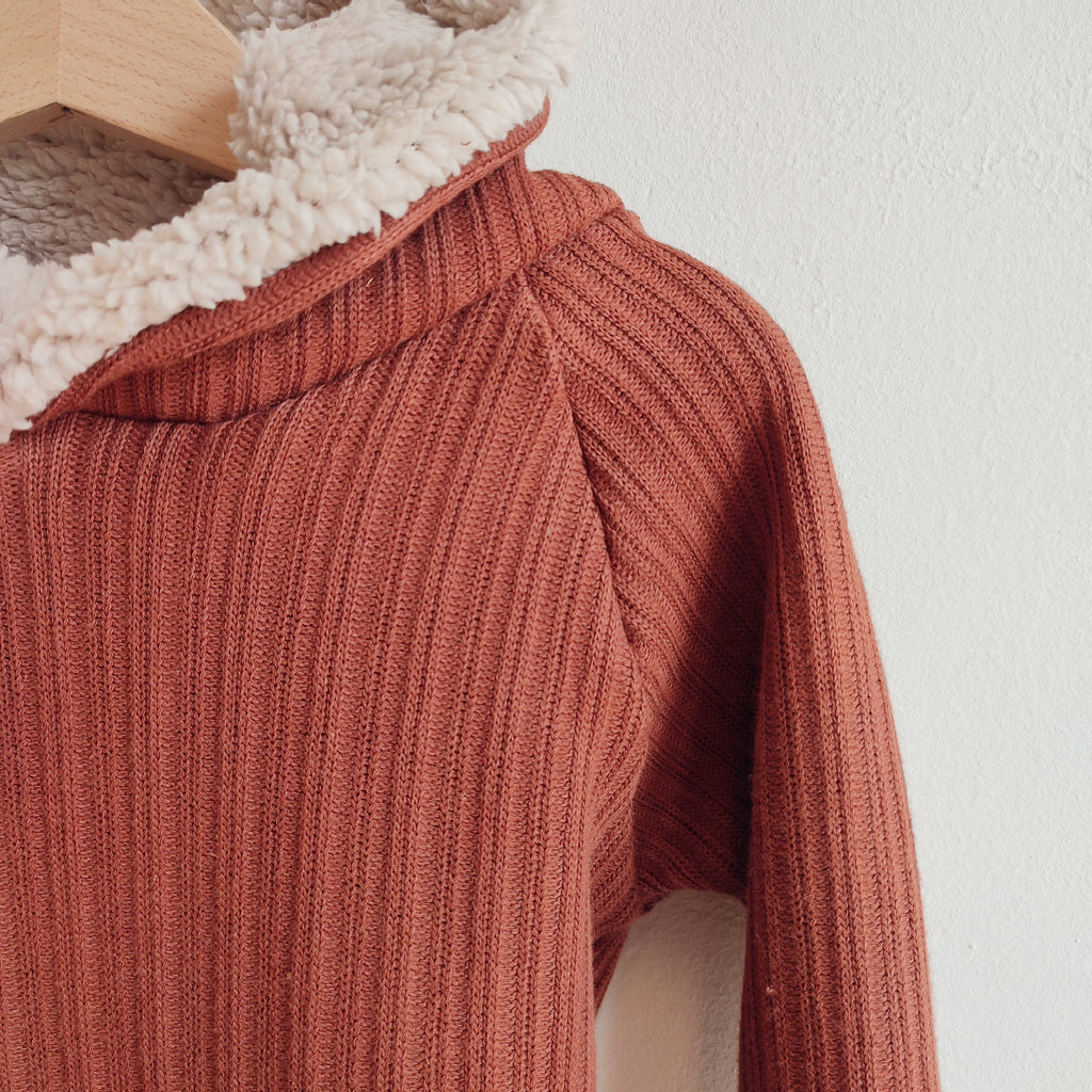Organic selanik knit sienna