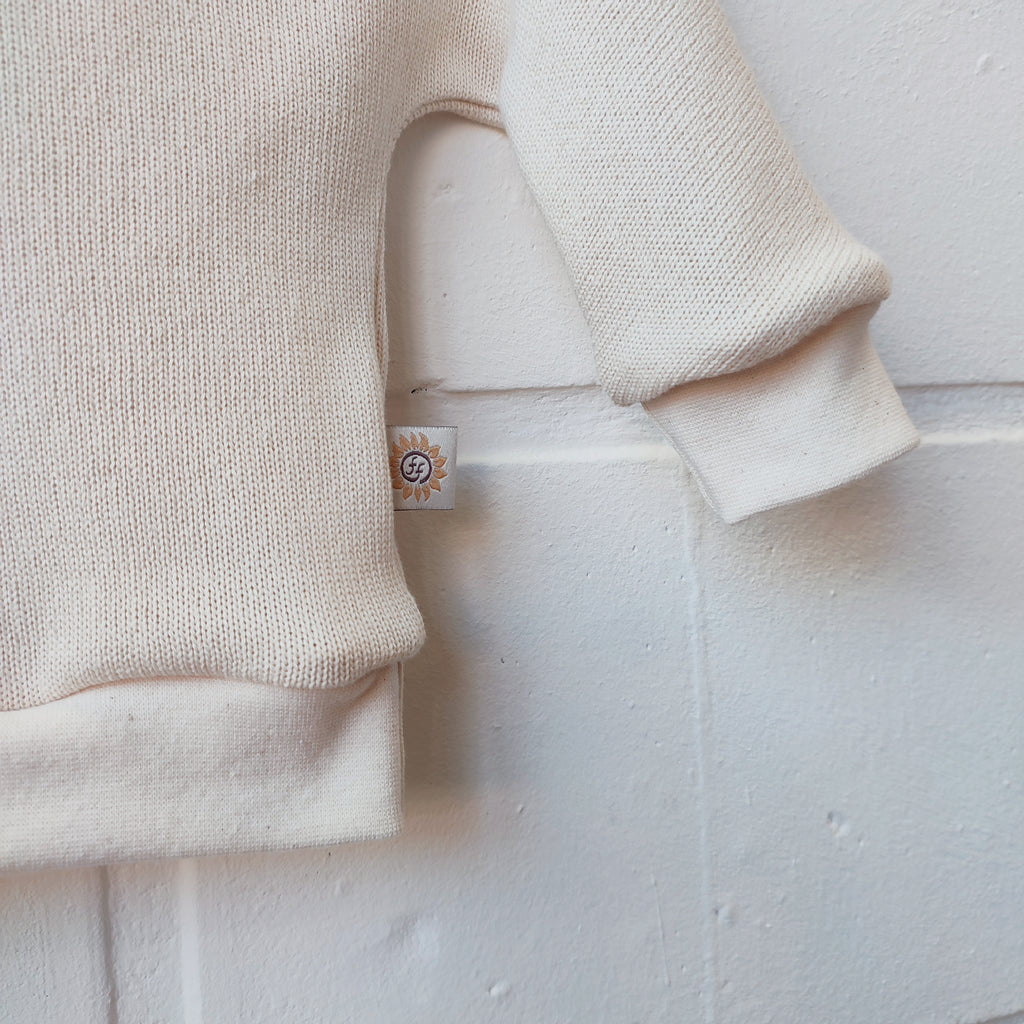 Trui soft knit naturel
