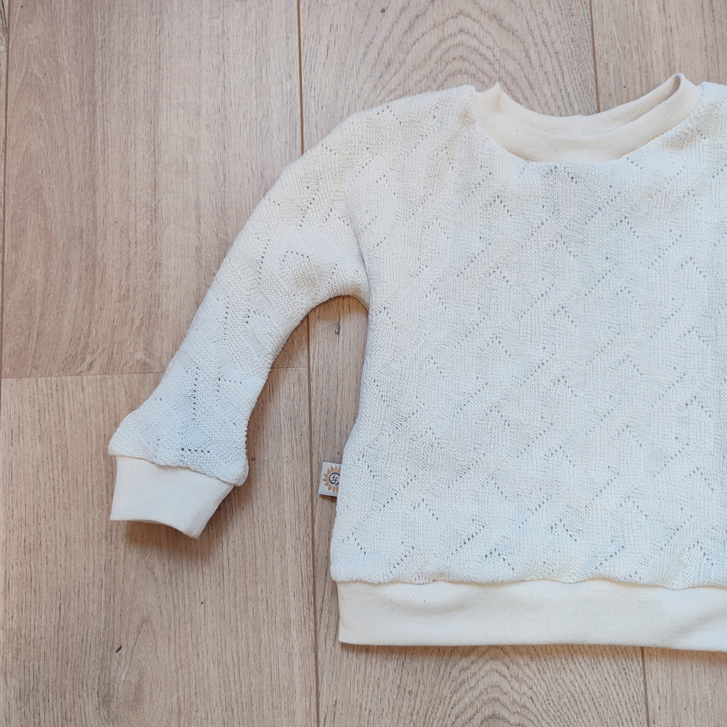 Trui fantasy knit naturel