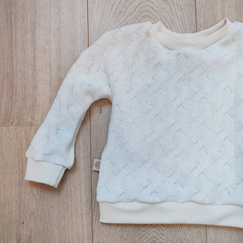 Trui fantasy knit naturel